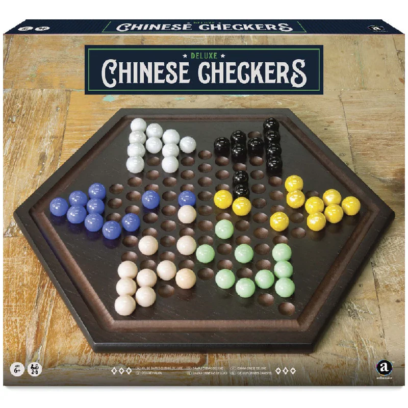 Exciting gamesCraftsman Deluxe Chinese Checkers Wooden Game Set