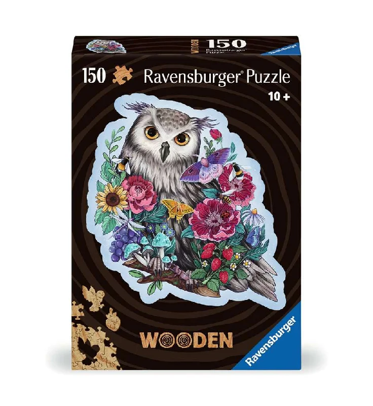 Interactive games Mysterious Owl 150 Piece Wooden Puzzle