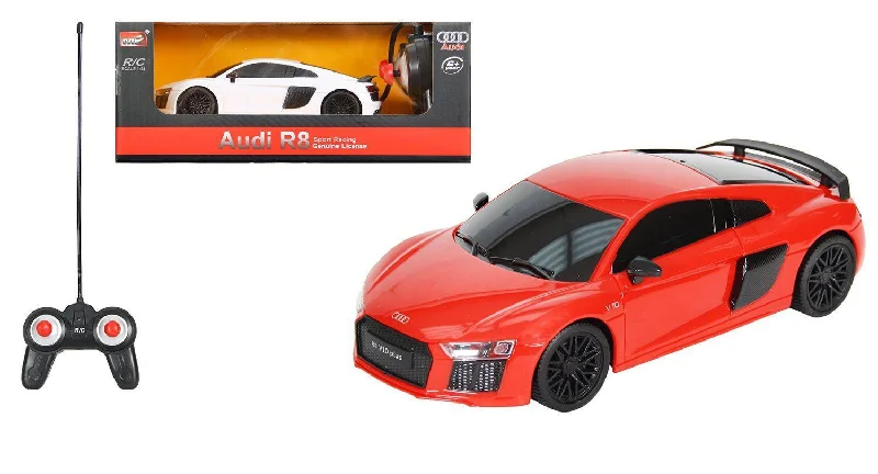 Realistic toy carsMZ Audi R8 Remote Controlled RC Racing Car - Red