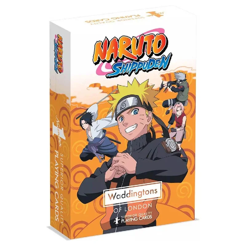 Fun gamesNaruto Shippuden Waddingtons Number 1 Playing Cards