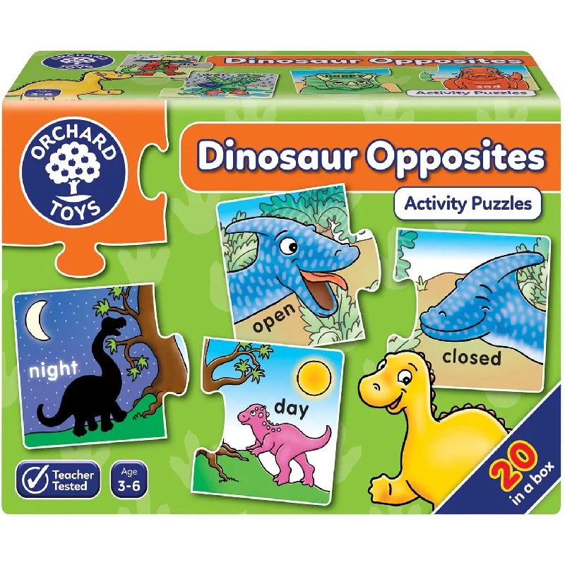 Strategic puzzles Orchard Toys Jigsaw | Dinosaur Opposites