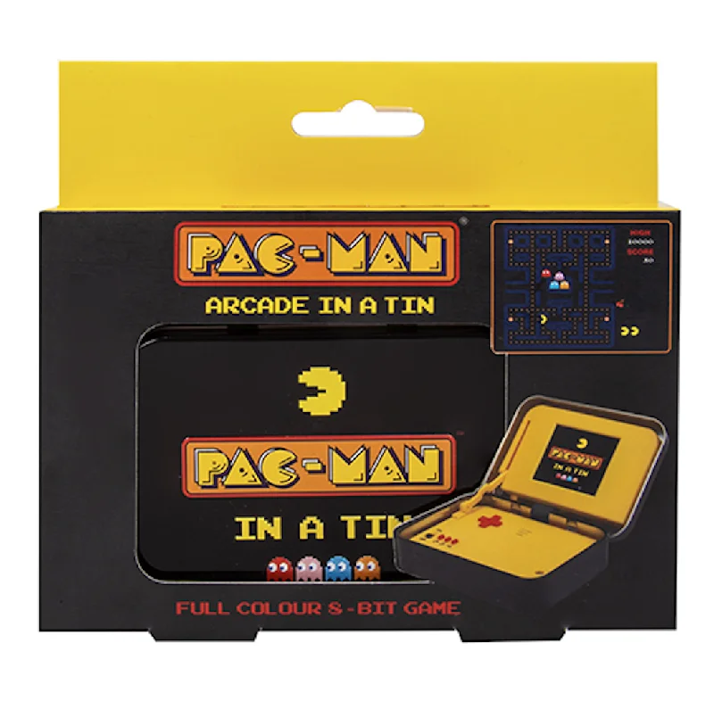 Engaging puzzlesPAC-MAN Arcade Tin