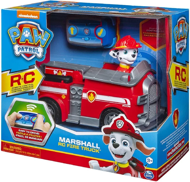 High-quality toy cars PAW Patrol, Marshall Remote Control Fire Truck with 2-Way Steering, for Kids Aged 3 and Up High-quality toy cars PAW Patrol, Marshall Remote Control Fire Truck with 2-Way Steering, for Kids Aged 3 and Up