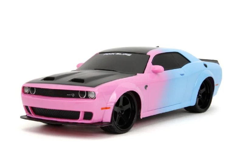 Durable toysPink Slips - 2019 Dodge Challenger SRT Hellcat 1:16 Scale Remote Control Car Durable toysPink Slips - 2019 Dodge Challenger SRT Hellcat 1:16 Scale Remote Control Car