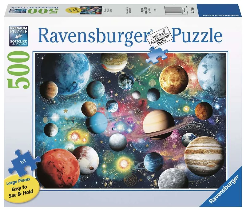 Fast-paced games Planetarium 500 Piece Large Format Puzzle