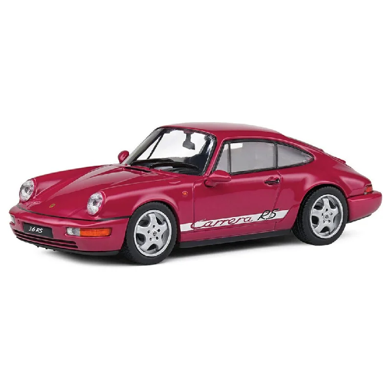 High-quality toy cars PORSCHE 964 RS RED 1992 1:43 scale by Solido