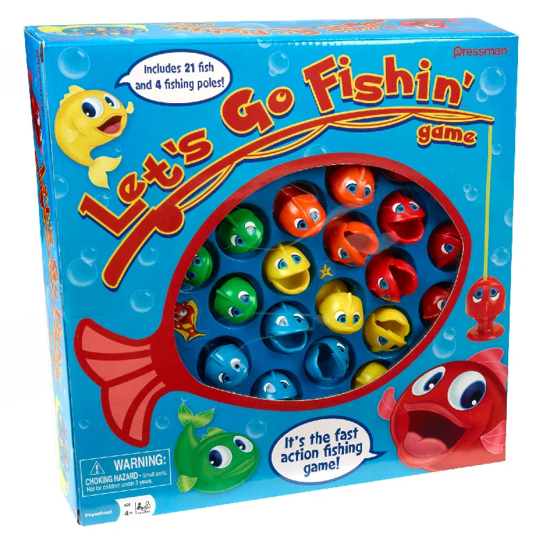Exciting gamesPressman Let's Go Fishin' Deluxe Edition Board Game
