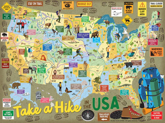 Casual games Jigsaw Puzzle - Take a Hike TSDTS80