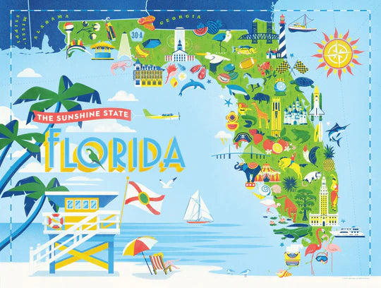Innovative gamesJigsaw Puzzle - Florida TSDTS27-B
