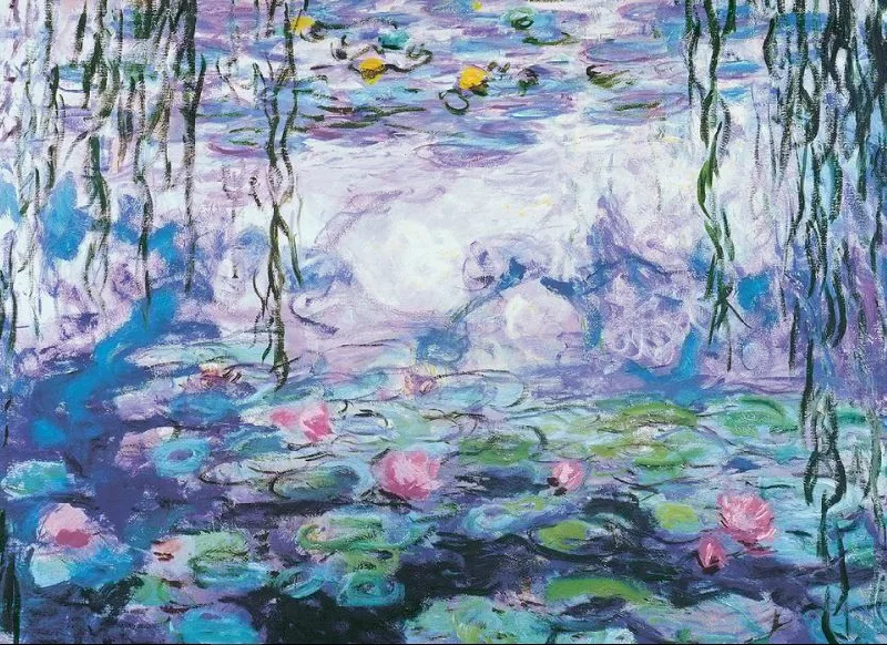 Time-consuming puzzles RAVENSBURGER - 171811 ART COLLECTION WATERLILIES 1000 PIECE PUZZLE