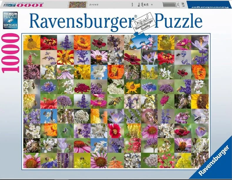 Casual games RAVENSBURGER 173860 99 BEES 1000 PIECE PUZZLE