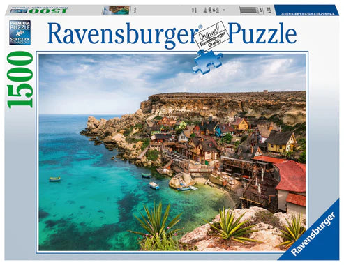Innovative gamesRAVENSBURGER 17436 2 POPEYE VILLAGE MALTA 1500 PIECE PUZZLE