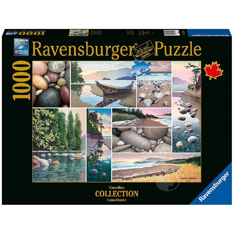 Social games RAVENSBURGER 17469 0 WEST COAST TRANQUILITY 1000 PIECE PUZZLE