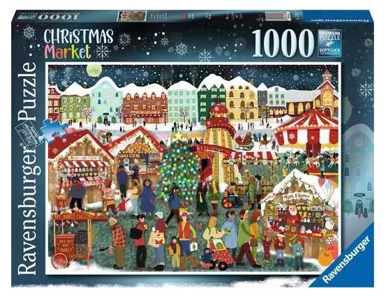 Addictive games RAVENSBURGER 175468 CHRISTMAS MARKET 1000 PIECE PUZZLE