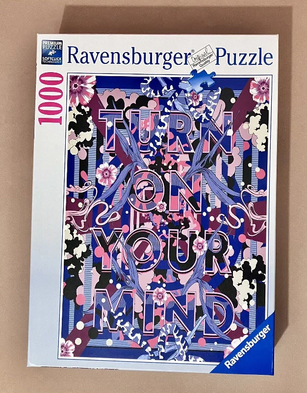 Challenging puzzles RAVENSBURGER 175956 - TURN ON YOUR MIND 1000 PIECE PUZZLE