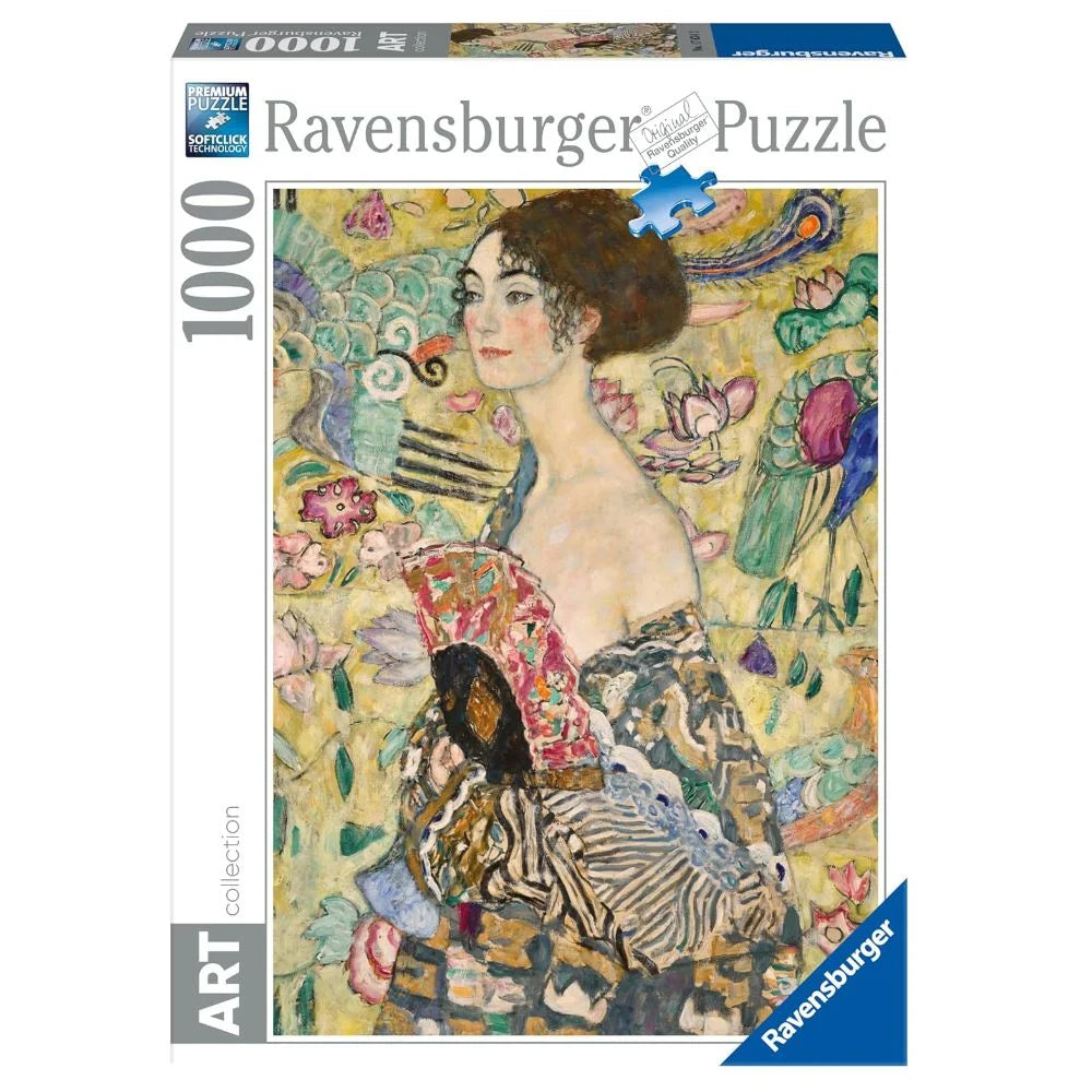 Engaging puzzlesRAVENSBURGER 176342 - LADY WITH A FAN 1000 PIECE PUZZLE