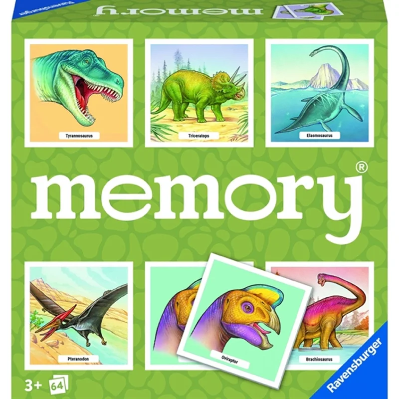 Strategic puzzles Ravensburger Dinosaur Memory Vendespil