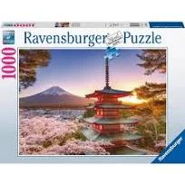 Interactive games RAVENSBURGER - MOUNT FUJI CHERRY BLOSSOM VIEW 1000 PIECE PUZZLE