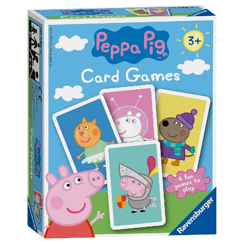 Age-appropriate puzzles Ravensburger Peppa Pig Card Games