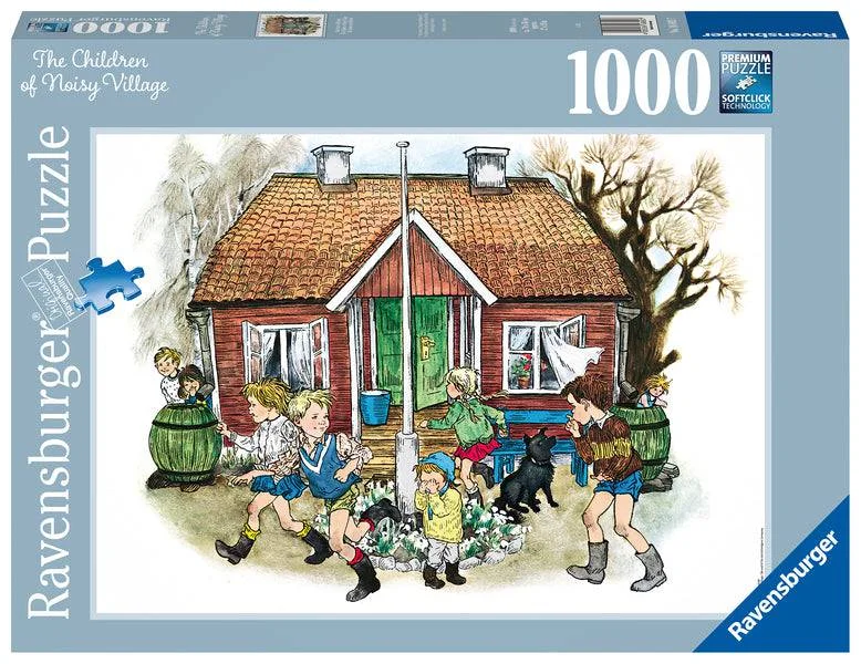 Challenging puzzles Ravensburger Puzzle 1000pc Children of Noisy Village