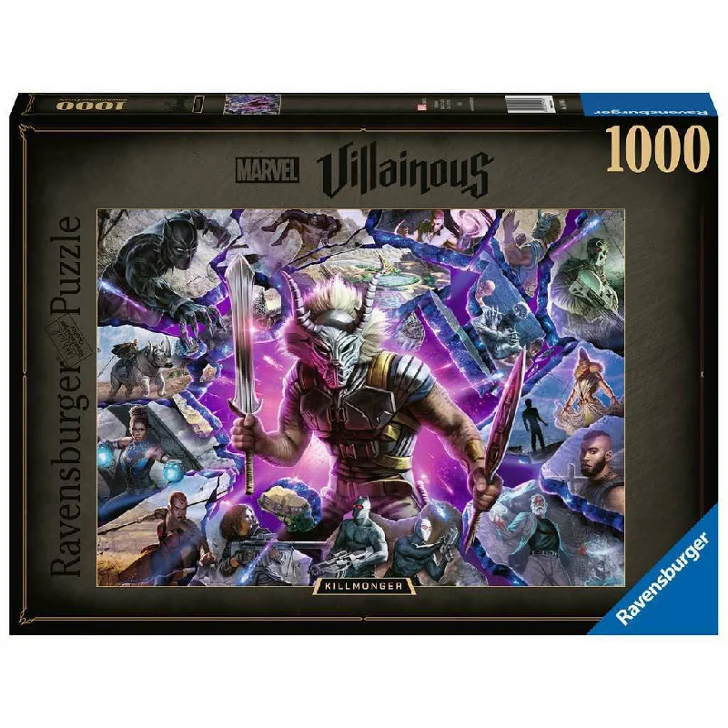 Interactive games Ravensburger Puzzle | 1000pc Disney | Marvel Villainous Killmonger