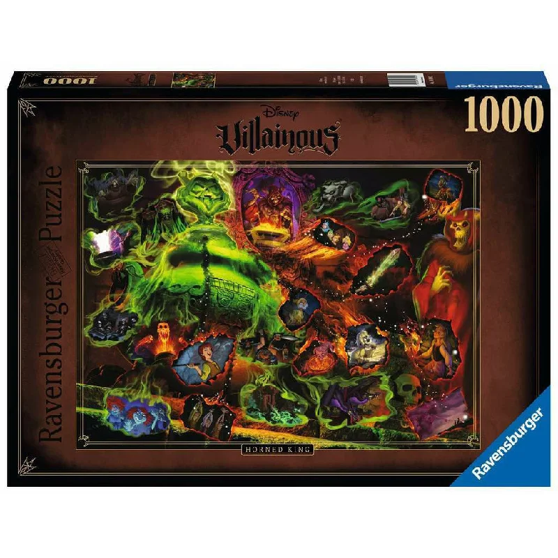 Competitive games Ravensburger Puzzle | 1000pc Disney | Villainous Horned King