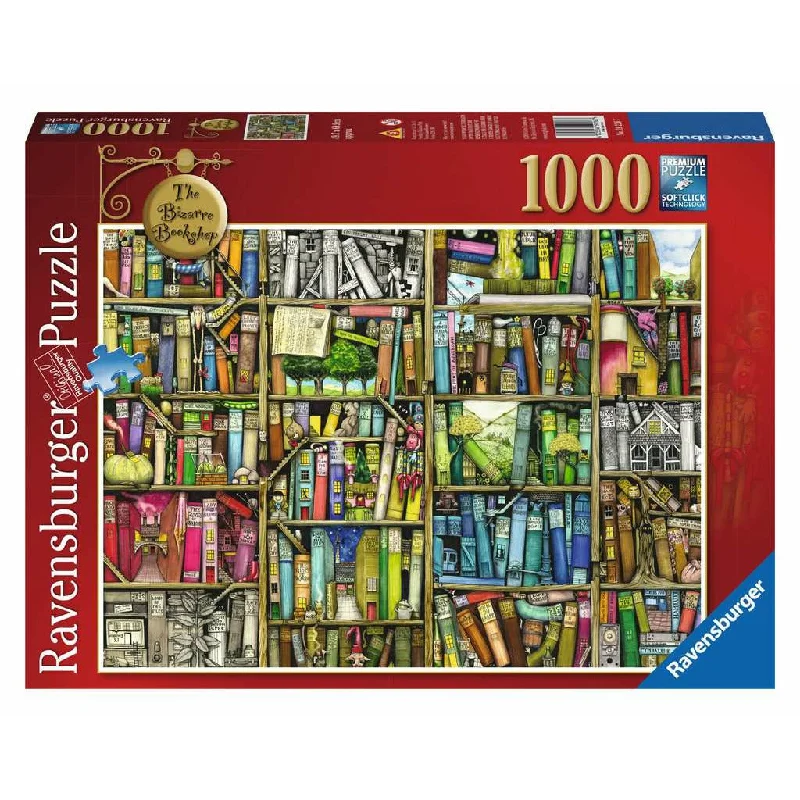 Exciting gamesRavensburger Puzzle | 1000pc |  Colin Thompson's The Bizarre Bookshop