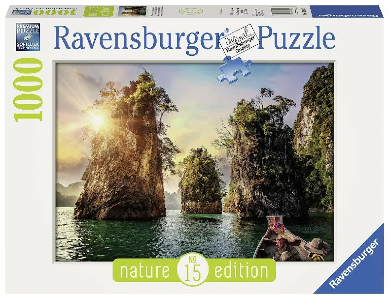 Challenging puzzles Ravensburger Puzzle | 1000pc | The Rocks in Cheow Thailand