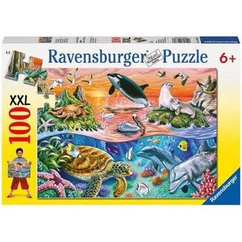 Exciting gamesRavensburger Puzzle 100pc Beautiful Ocean