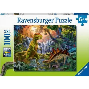 Multi-level puzzles Ravensburger Puzzle 100pc Dinosaur Oasis