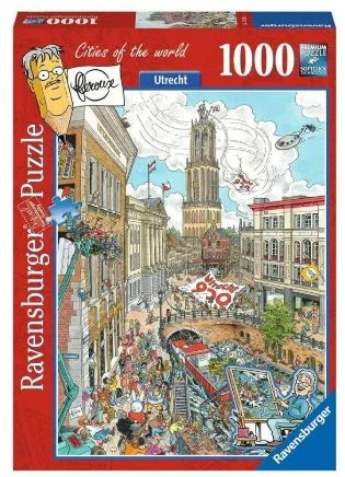 Fun gamesRAVENSBURGER PUZZLE 173037 CITIES OF THE WORLD UTRECHT 1000 PIECE PUZZLE