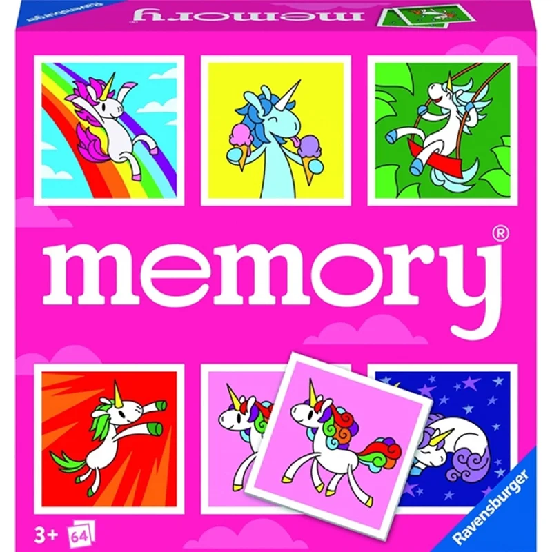 Entertaining games Ravensburger Unicorns Memory® Vendespil