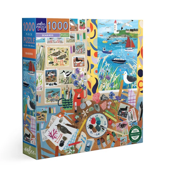 Age-appropriate puzzles Seabirds 1000 Piece Puzzle