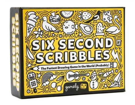 Thought-provoking puzzles SIX SECOND SCRIBBLES - CARD GAME