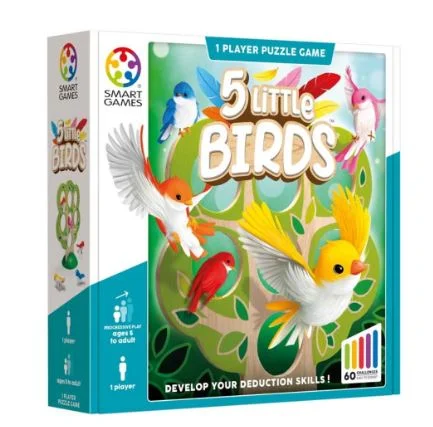 Relaxing games SMART GAMES 5 LITTLE BIRDS PUZZLE GAME