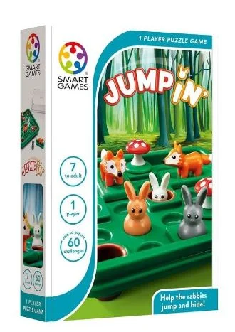 Thought-provoking puzzles SMART GAMES - JUMP IN PUZZLE GAME