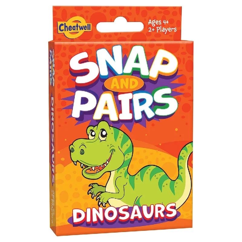 Casual games Snap and Pairs Dinosaurs Card Game