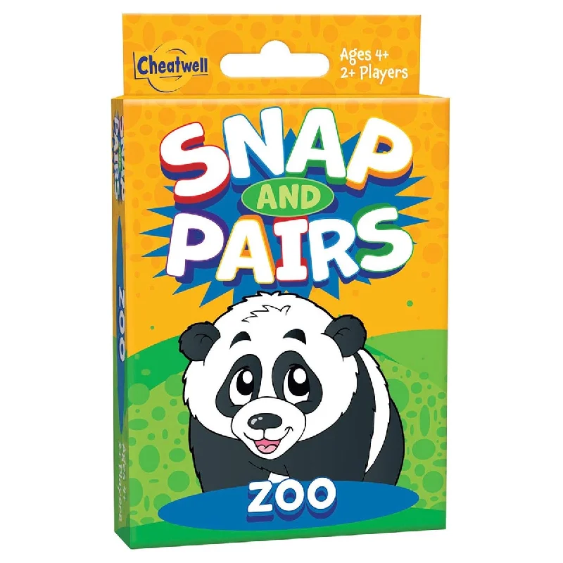 Social games Snap and Pairs Zoo Card Game