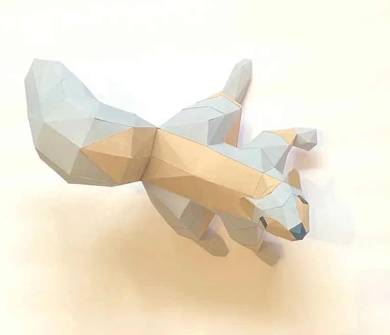 Strategic puzzles Squirrel On A Tree Paper Kit