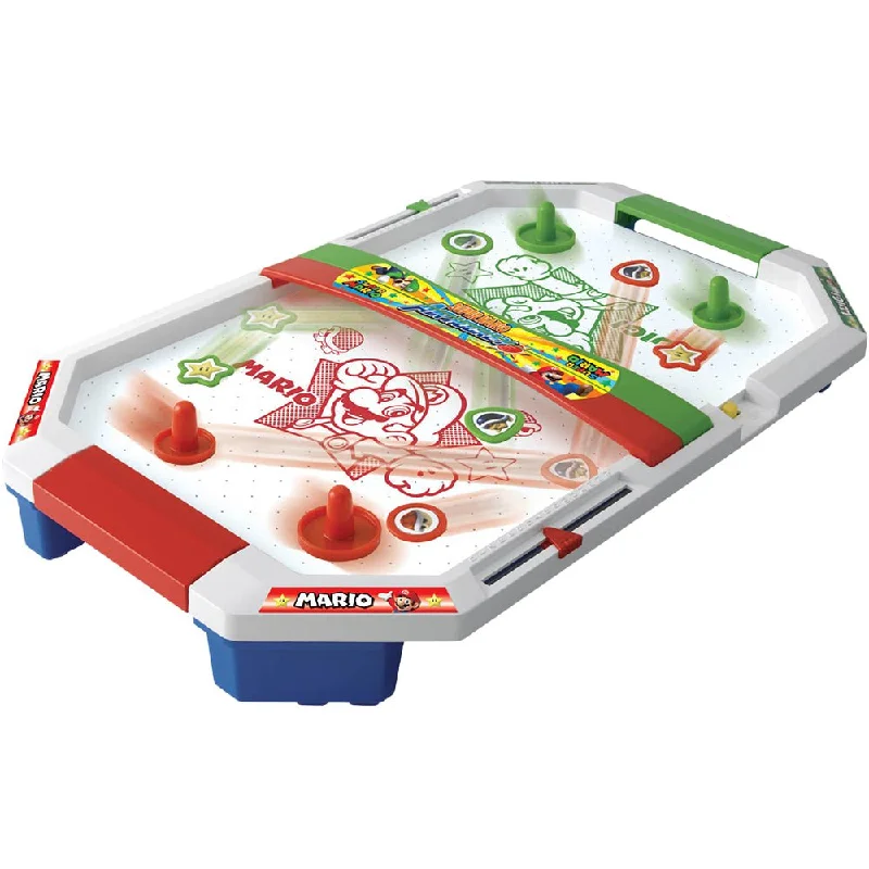 Multi-level puzzles Super Mario Air Hockey