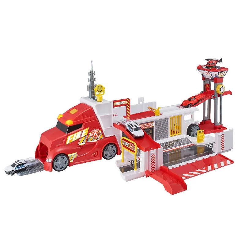 Enthusiastic toysTeamsterz Brand Command Truck + 5 Cars