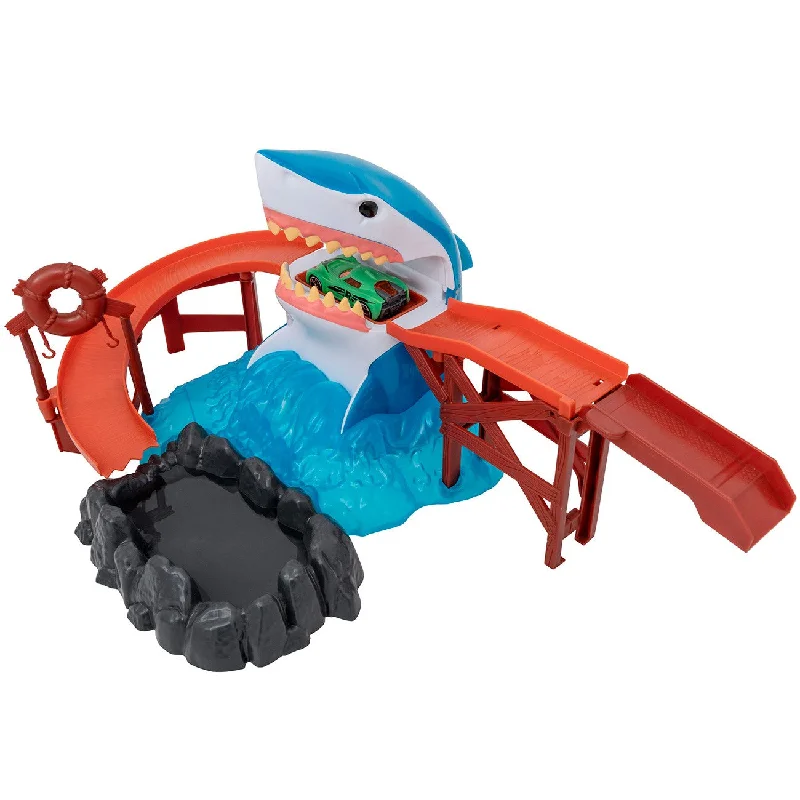 High-quality toy cars Teamsterz Shark Bite Playset and Colour Change Car