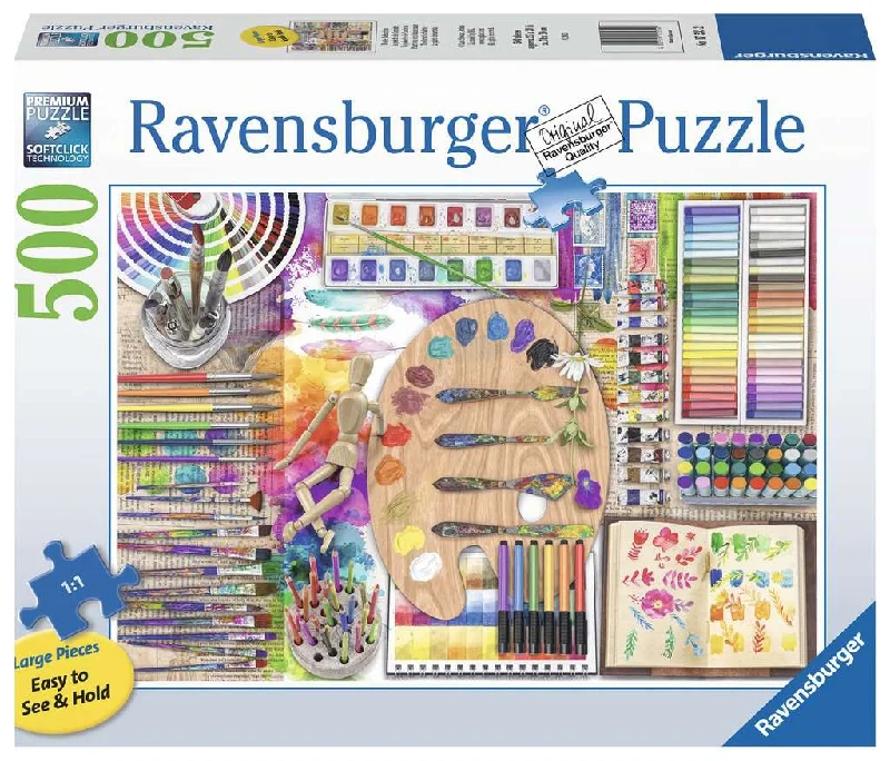 Addictive games The Artist's Palette 500 Piece Large Format Puzzle
