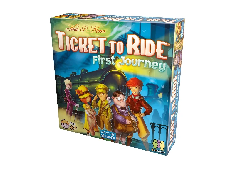 Fun gamesTicket to Ride: First Journey USA Map Board Game