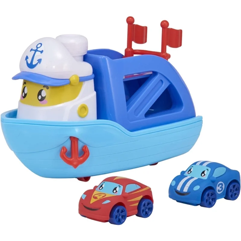 Fun toy carsTiny Teamsterz Færge with 2 Cars