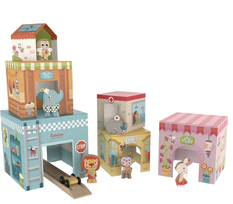 Social games Tower House Stacking Game