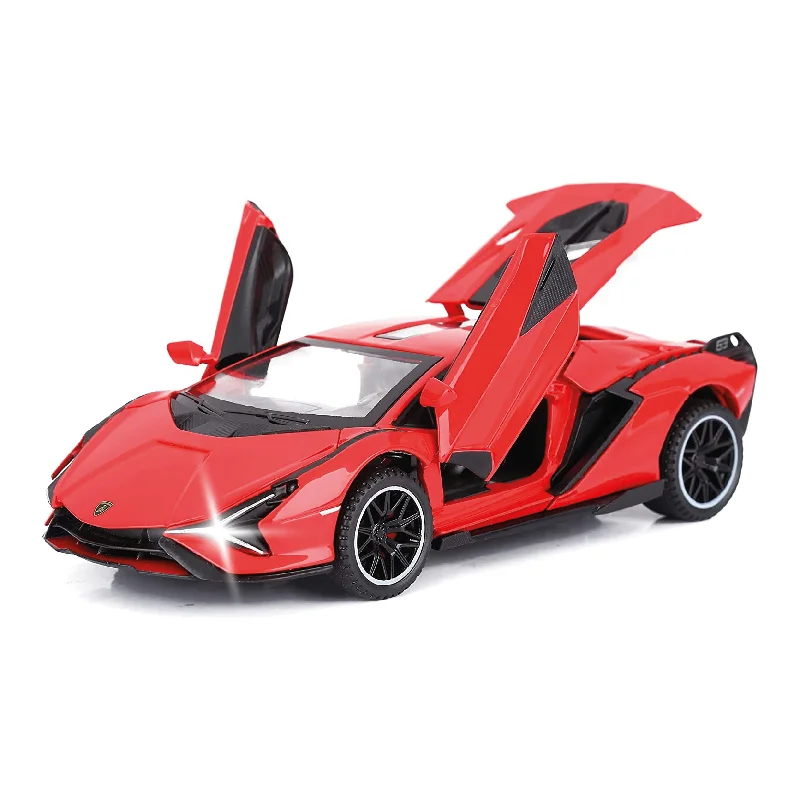 Playful toys Toy Cars Lambo Sian FKP3 Metal Model Car with Light and Sound Pull Back Toy Car for Boys Age 3 + Year Old (Red) Playful toys Toy Cars Lambo Sian FKP3 Metal Model Car with Light and Sound Pull Back Toy Car for Boys Age 3 + Year Old (Red)