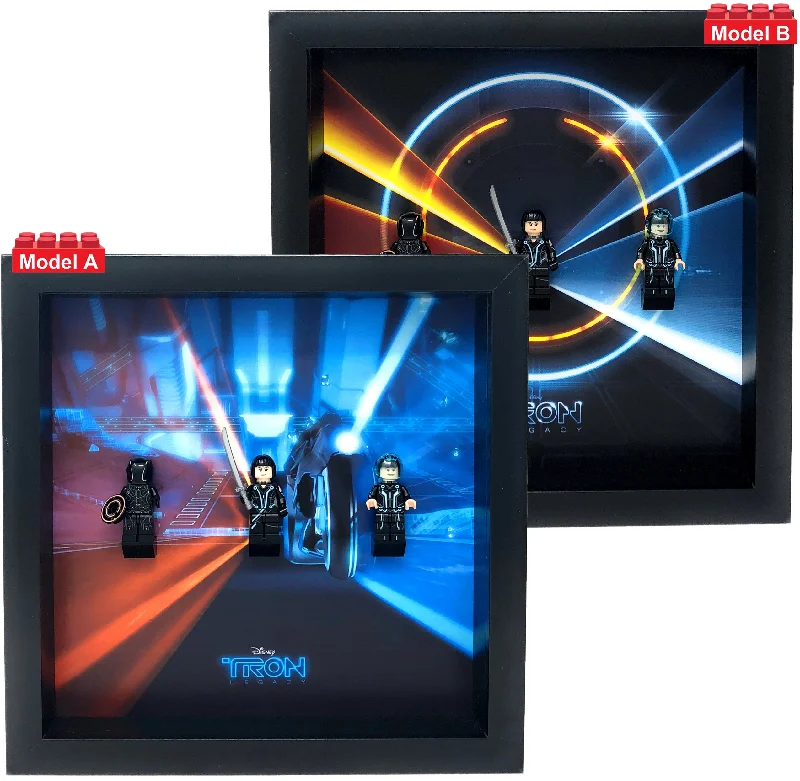 Offering a sense of nostalgia LEGOFrame for Lego® Tron Legacy Minifigures