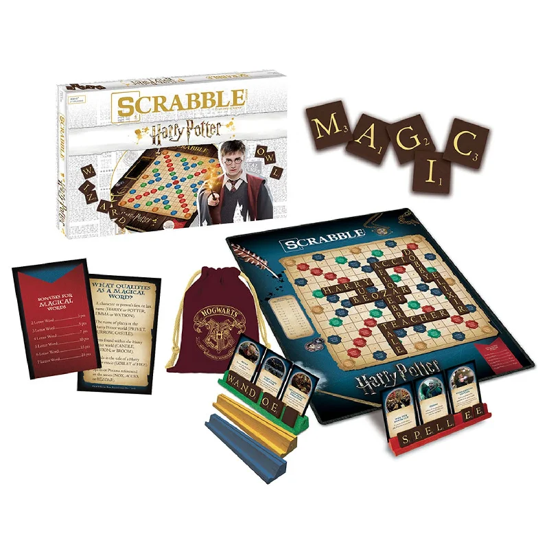 Addictive games Harry Potter SCRABBLE Board Game by USAopoly