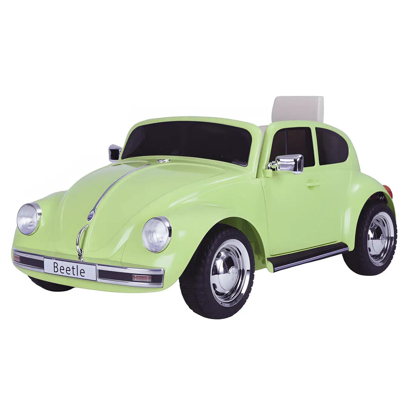 Fun toy carsVW Beetle 12V Battery Ride-on Car with Remote Control - Colour Green